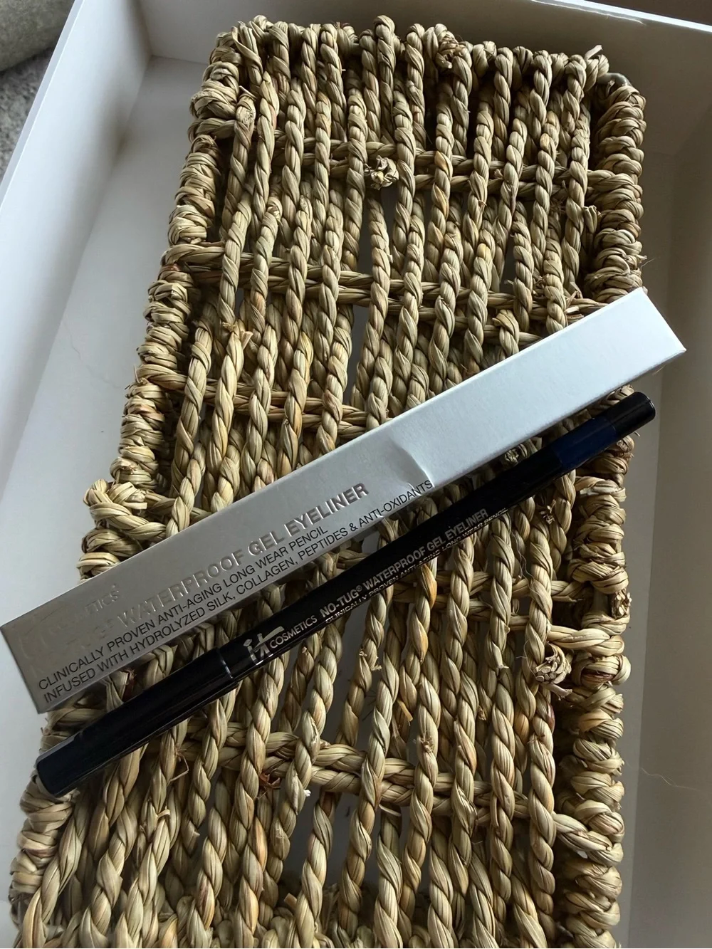IT Cosmetics Navy No-Tug Waterproof Gel Eyeliner Anti-Aging New
